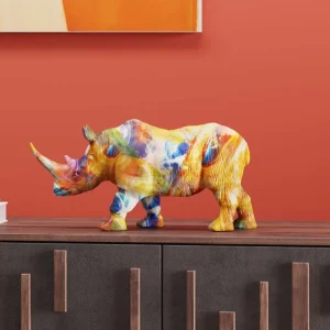 KARE Design Decofiguur Colored Rhino
