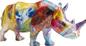 KARE Design Decofiguur Colored Rhino
