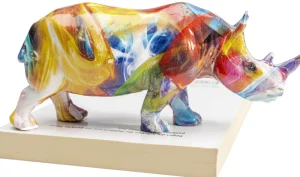 KARE Design Decofiguur Colored Rhino