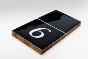 KARE Design Decofiguur Domino Black 24x7cm