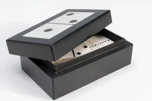 KARE Design Decofiguur Domino Black/White 14x5cm