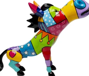 KARE Design Decofiguur Donkey Patchwork 54cm