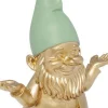 KARE Design Decofiguur Dwerg Meditatie Goud Groen 19cm