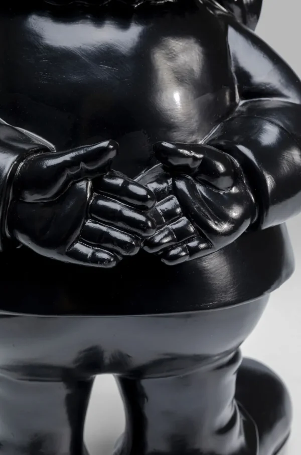 KARE Design Decofiguur Dwerg Staand Zwart Goud 61cm