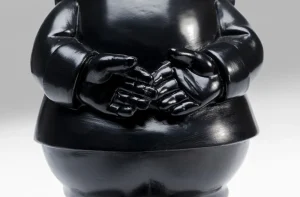 KARE Design Decofiguur Dwerg Staand Zwart Goud 30cm