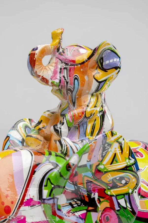 KARE Design Decofiguur Elefant Dumbo Uno Graffiti