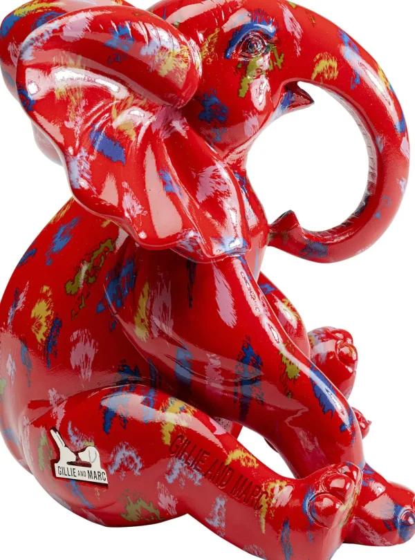 KARE Design Decofiguur Elephant Dots Red 18cm