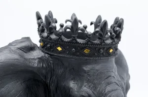 KARE Design Decofiguur Elephant Royal Black 57cm