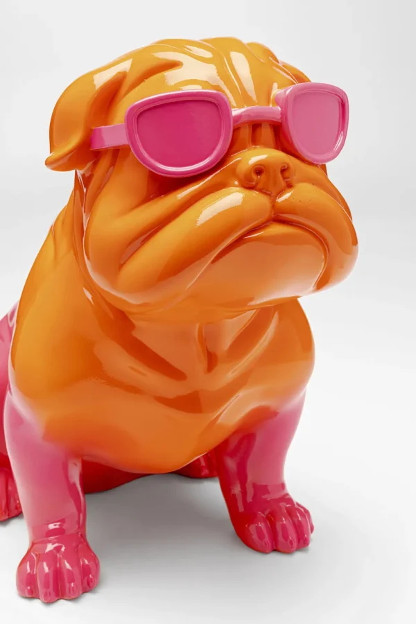 KARE Design Decofiguur Fashion Dog Orange 17cm