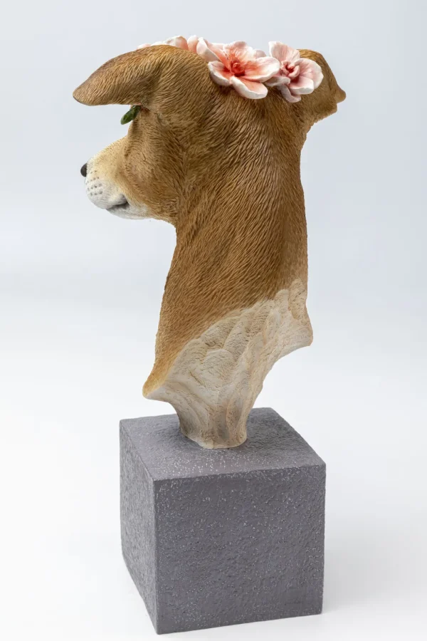 KARE Design Decofiguur Fiori Greyhound 47cm
