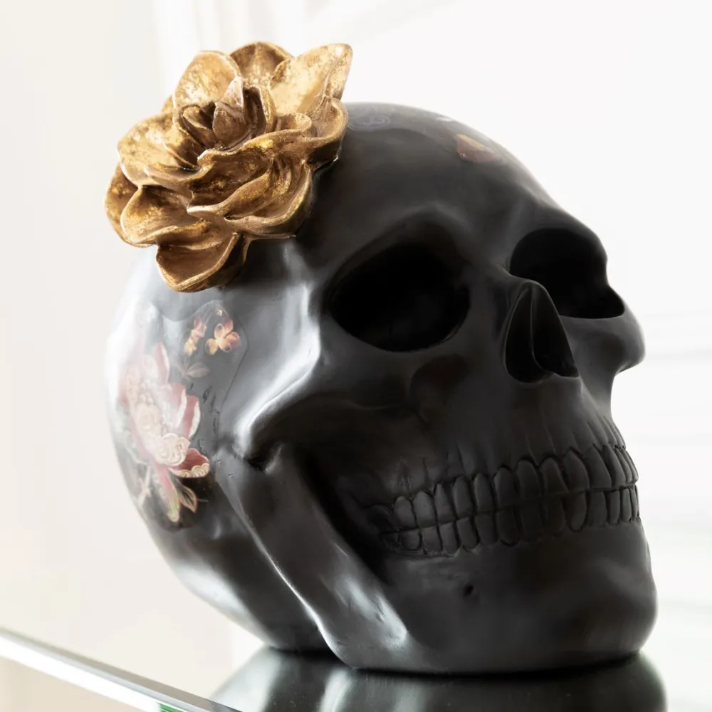 decofiguur_flower_skull_cm_0.webp KARE Design Decofiguur Flower Skull 22cm