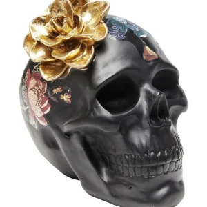 KARE Design Decofiguur Flower Skull 22cm