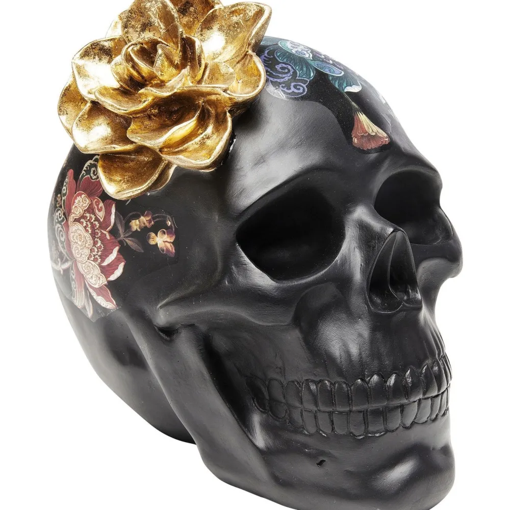 decofiguur_flower_skull_cm_1.webp KARE Design Decofiguur Flower Skull 22cm