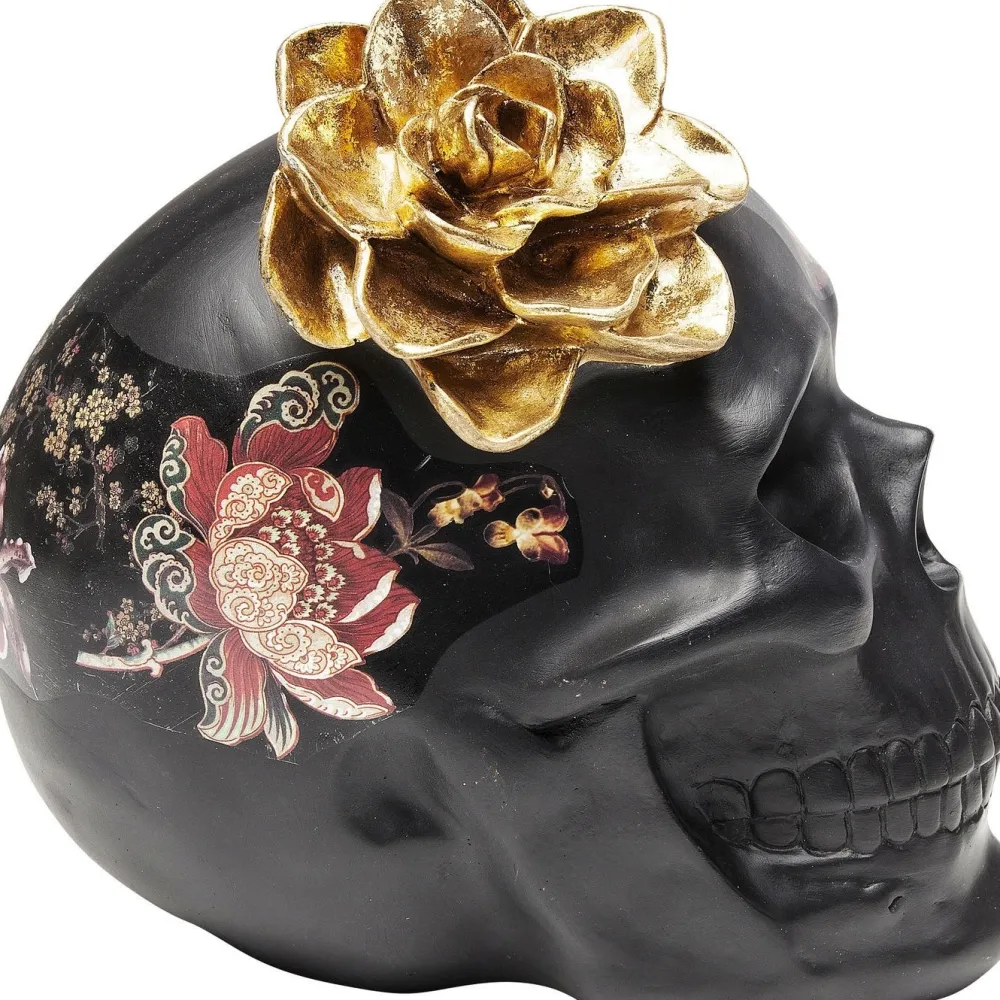decofiguur_flower_skull_cm_2.webp KARE Design Decofiguur Flower Skull 22cm