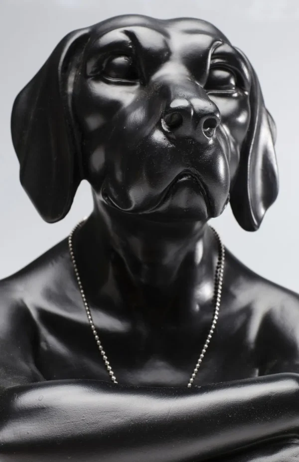 KARE Design Decofiguur Gangster Dog Zwart