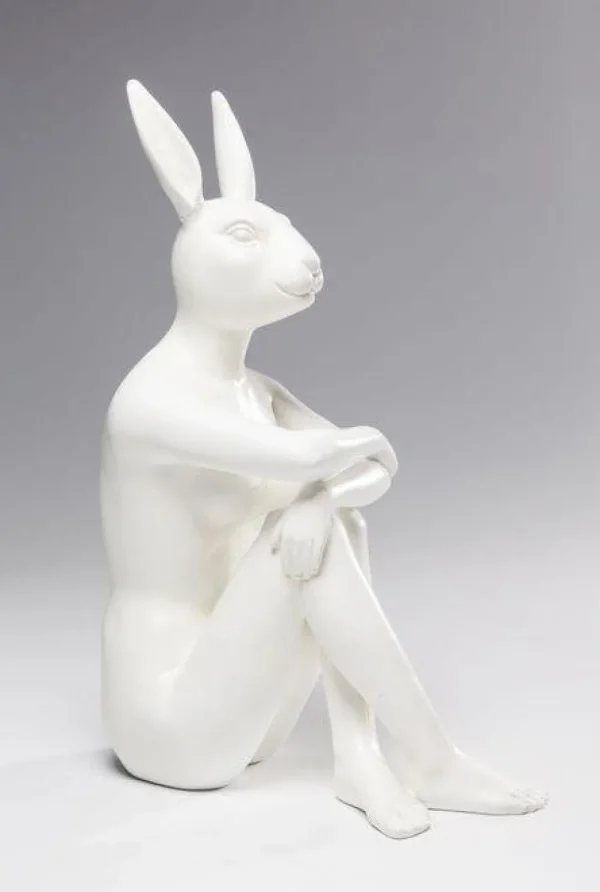 KARE Design Decofiguur Gangster Rabbit Wit