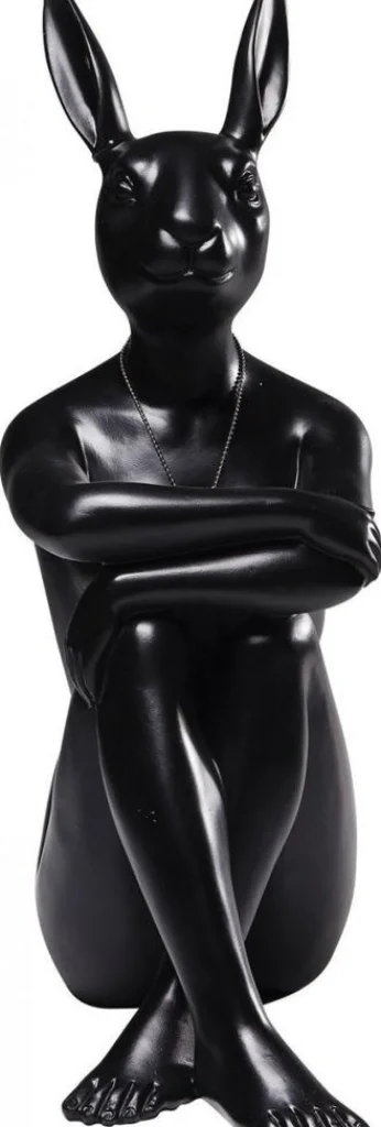 KARE Design Decofiguur Gangster Rabbit Zwart