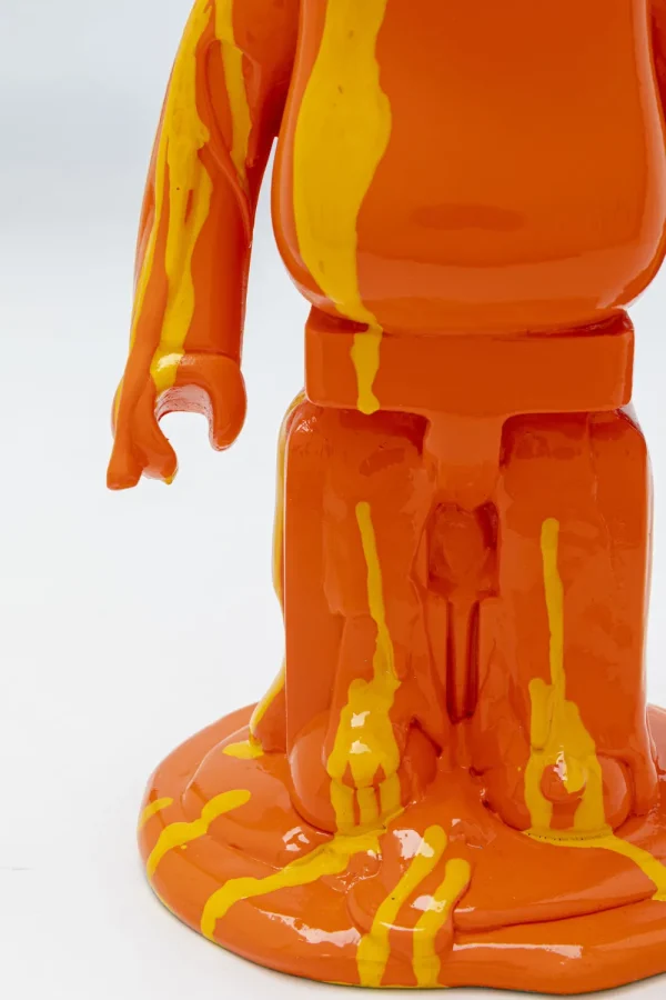 KARE Design Decofiguur Gelato Bear Orange 40cm