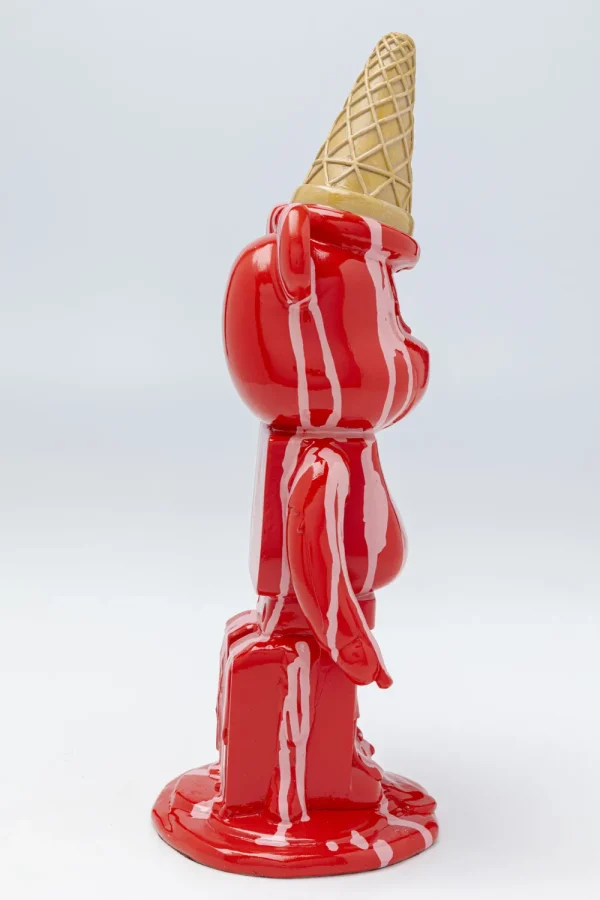 KARE Design Decofiguur Gelato Bear Red 40cm