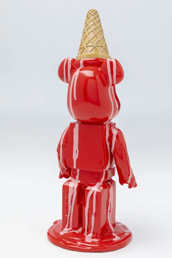 KARE Design Decofiguur Gelato Bear Red 40cm