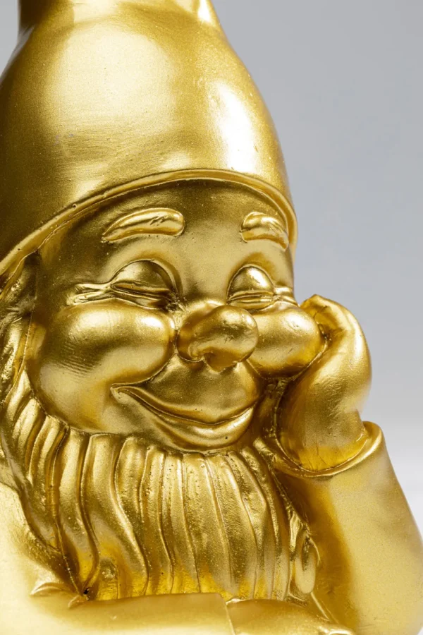 KARE Design Decofiguur Gnome Gold 21cm