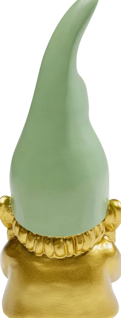 KARE Design Decofiguur Gnome Gold Green 21cm