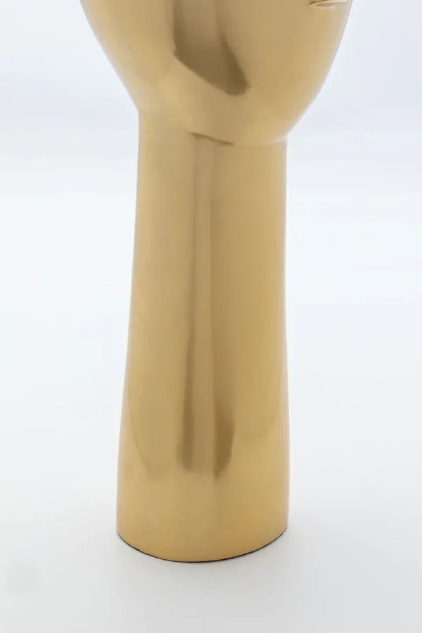 KARE Design Decofiguur Golden Face 36cm