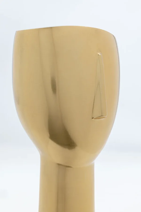KARE Design Decofiguur Golden Face 36cm