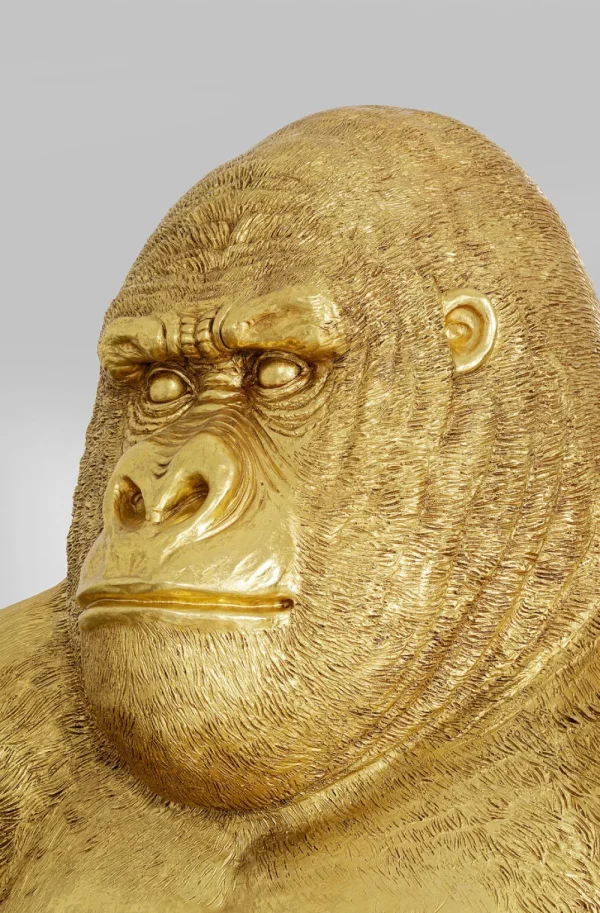 KARE Design Decofiguur Gorilla Goud XL 180cm