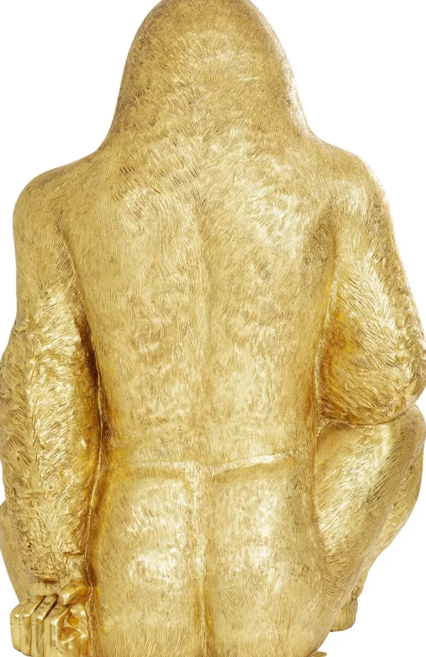 KARE Design Decofiguur Gorilla Goud XXL 249cm