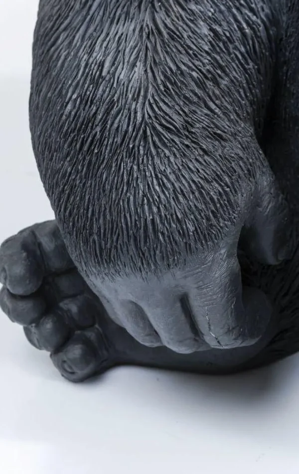 KARE Design Decofiguur Gorilla Side XL Zwart