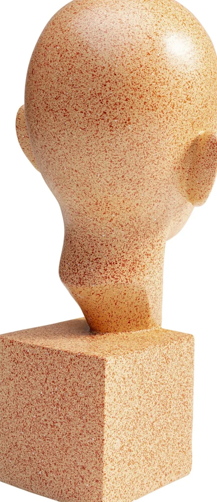 KARE Design Decofiguur Half A Face 30cm