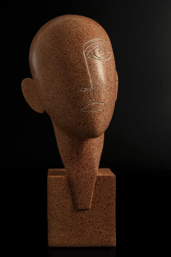 KARE Design Decofiguur Half A Face 30cm