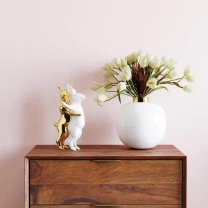 KARE Design Decofiguur Hugging Rabbits Medium