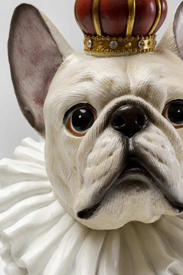 KARE Design Decofiguur King Dog White 33cm