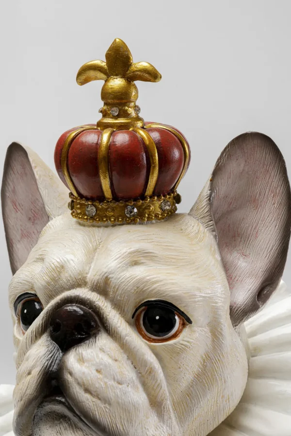 KARE Design Decofiguur King Dog White 33cm