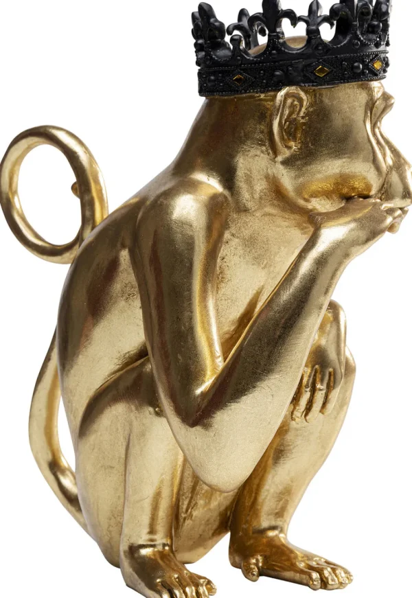 KARE Design Decofiguur King Lui Goud 35cm
