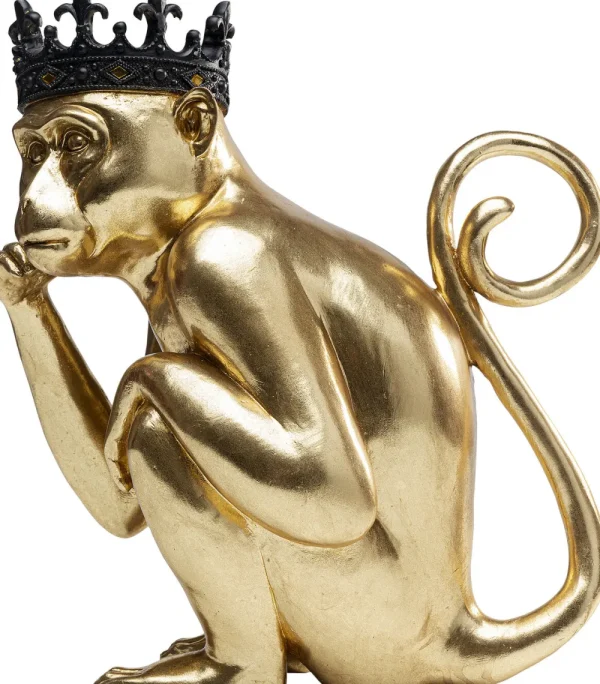 KARE Design Decofiguur King Lui Goud 35cm