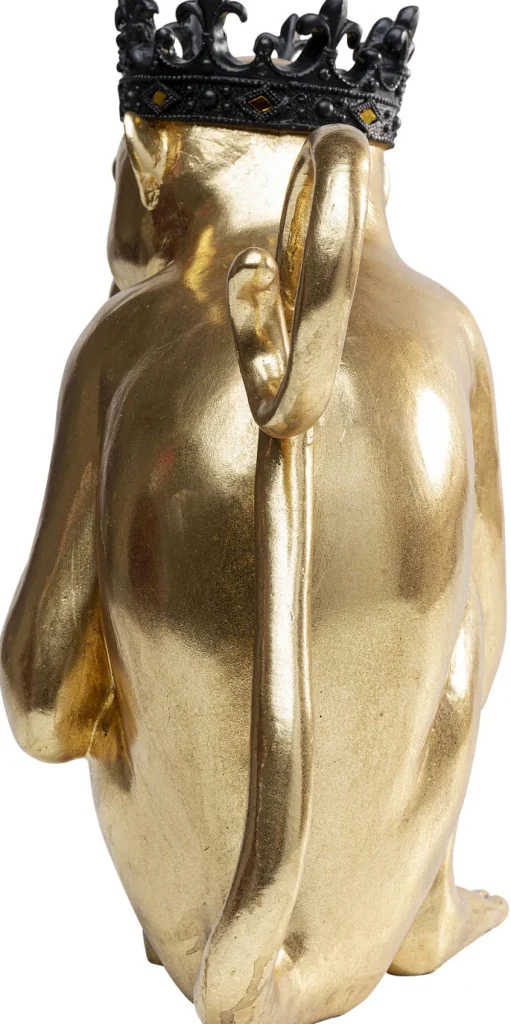 KARE Design Decofiguur King Lui Goud 35cm