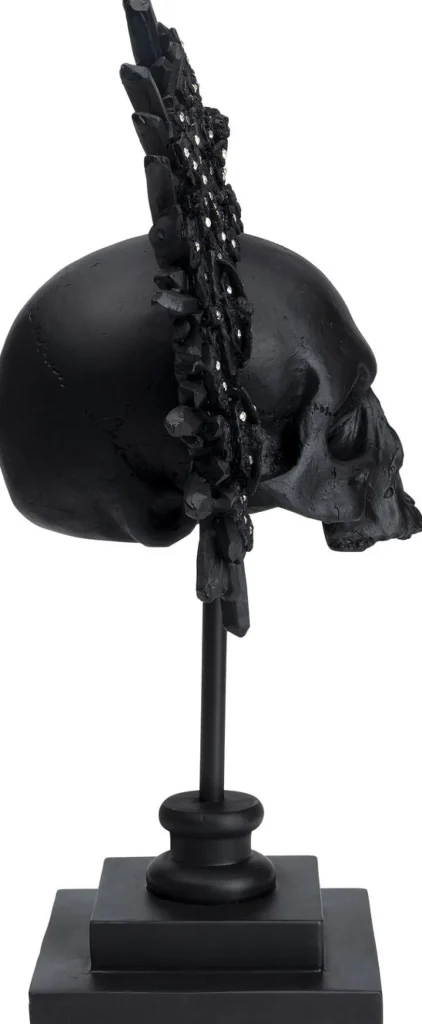 KARE Design Decofiguur King Skull Zwart