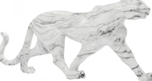 KARE Design Decofiguur Leopard Marmer 129cm