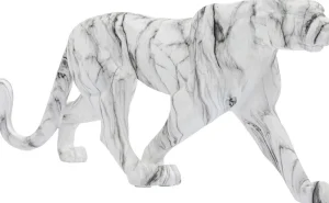 KARE Design Decofiguur Leopard Marmer 95cm