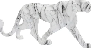 KARE Design Decofiguur Leopard Marmer 95cm