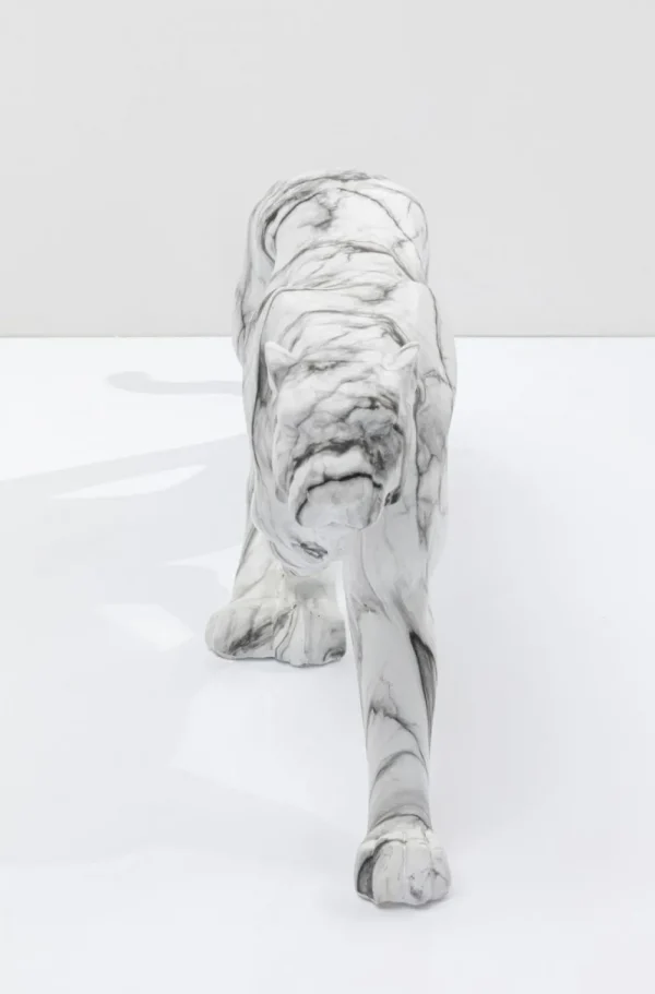 KARE Design Decofiguur Leopard Marmer 95cm