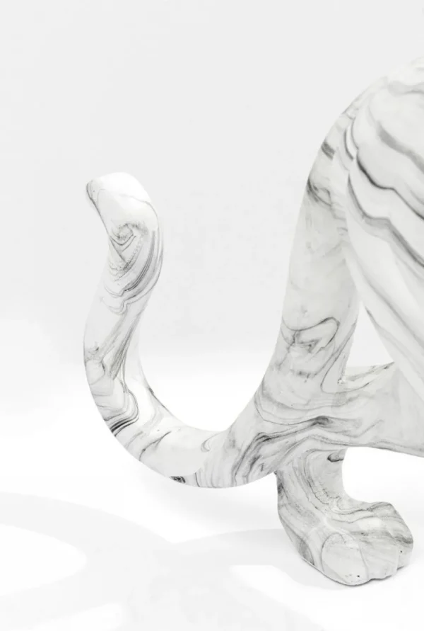 KARE Design Decofiguur Leopard Marmer 129cm