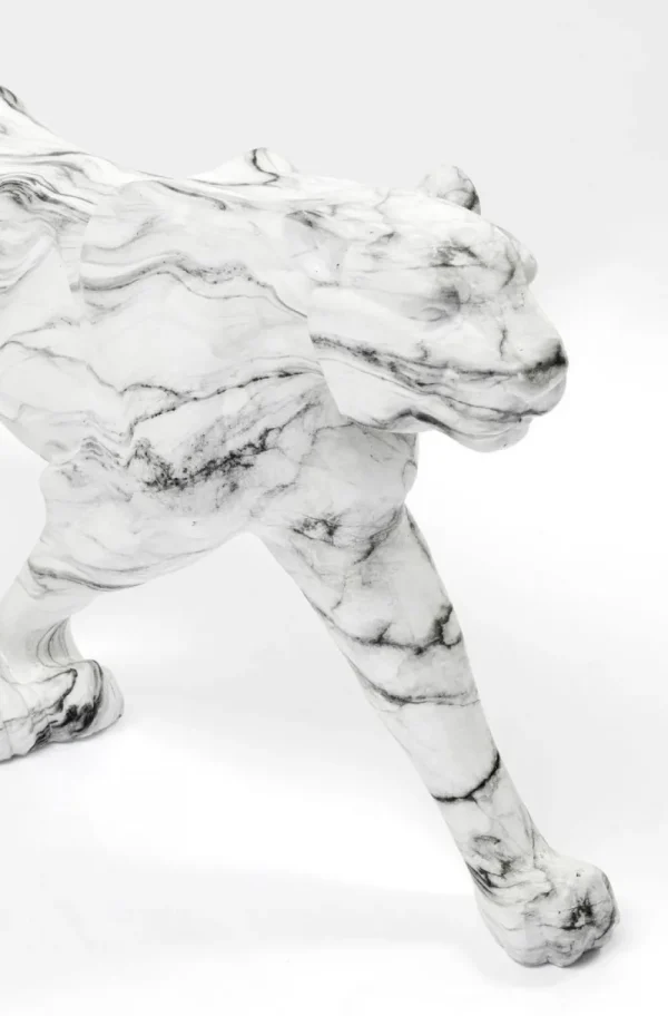 KARE Design Decofiguur Leopard Marmer 129cm