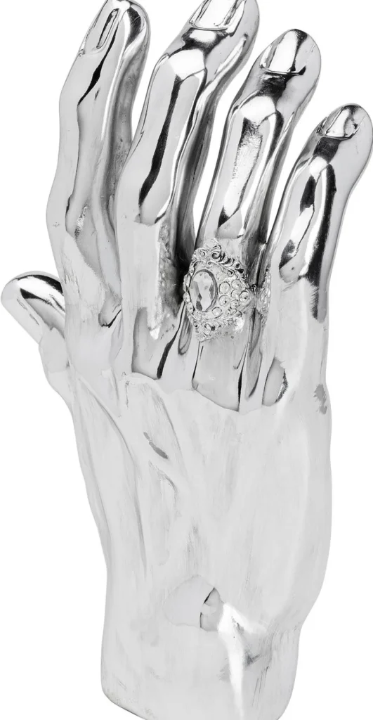 KARE Design Decofiguur Mano Diamond Ring Zilver