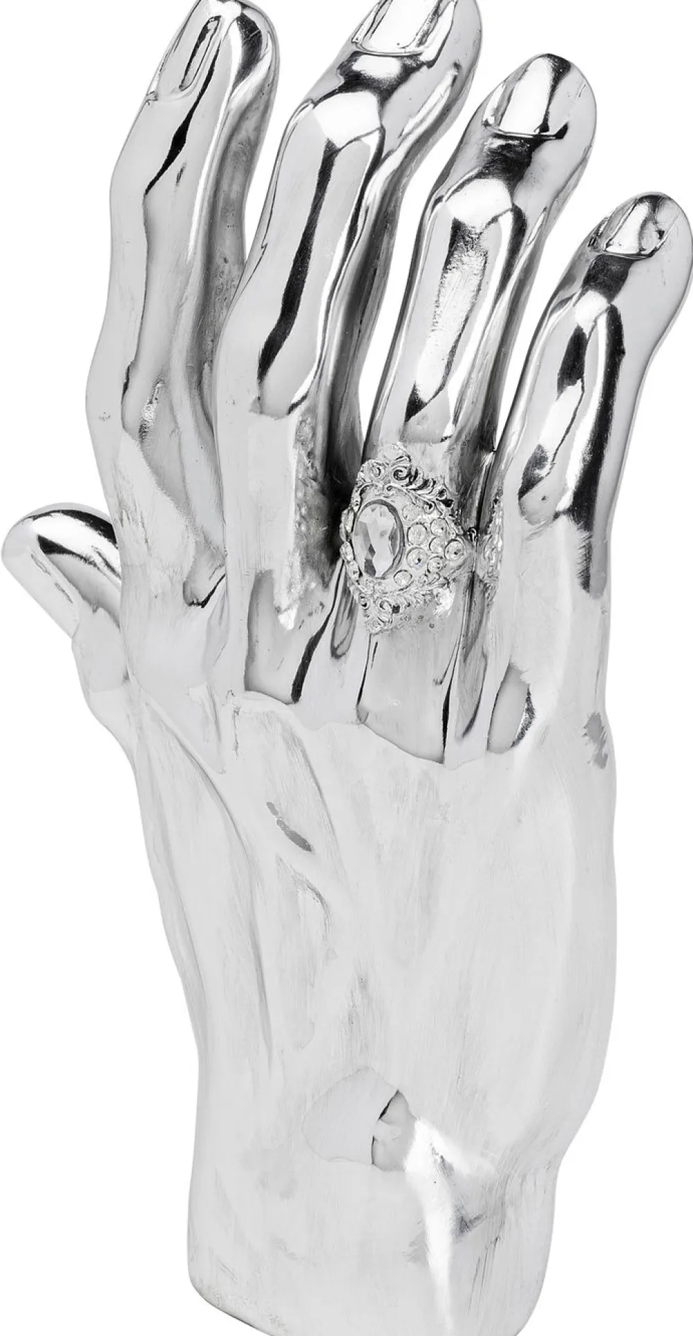 decofiguur_mano_diamond_ring_zilver_1.webp KARE Design Decofiguur Mano Diamond Ring Zilver