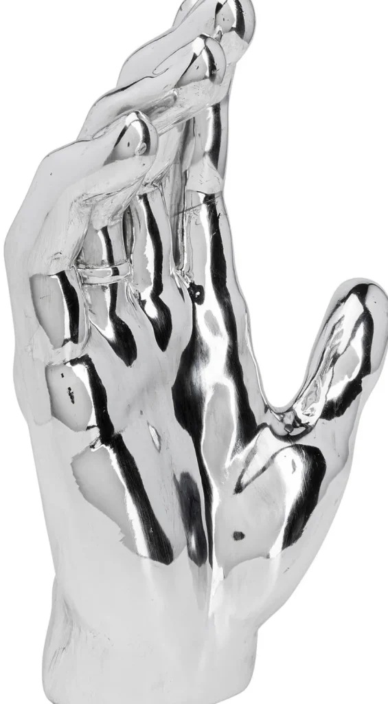 KARE Design Decofiguur Mano Diamond Ring Zilver