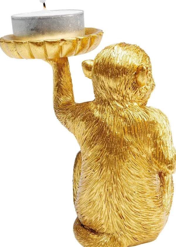 KARE Design Decofiguur Monkey Theelichthouder 11cm